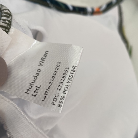 (A4) Pat Pat palm leaf one piece swimsuit, Size small, NWT - Picture 7 of 11